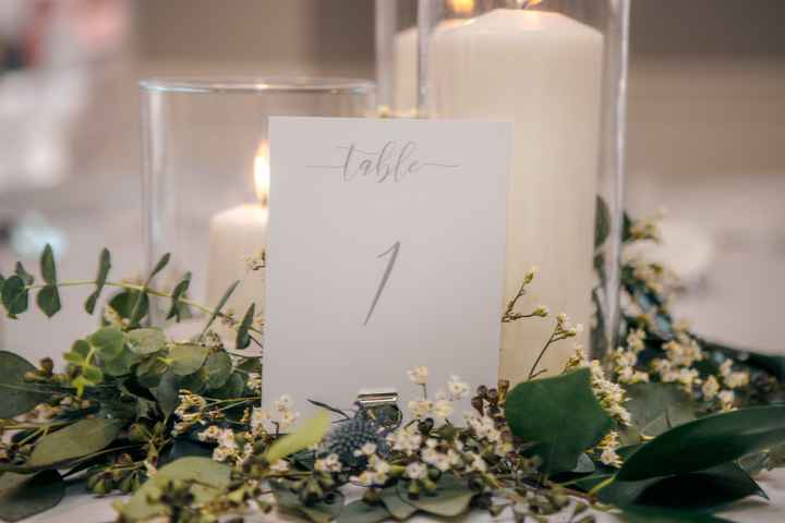 What did you choose for centerpieces? - 1