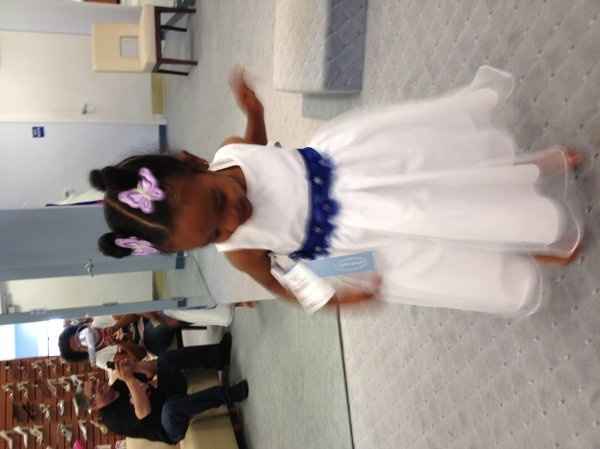 One of our little flower girls!