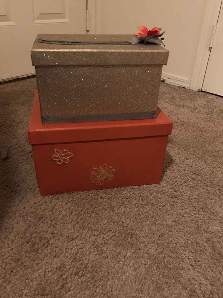 Calling homemade card boxes!