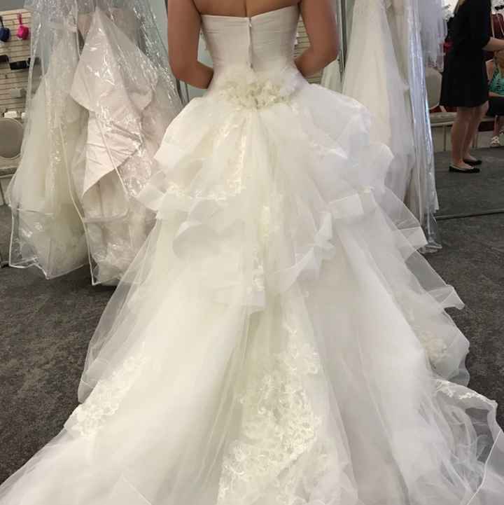 Let's see your wedding dresses.