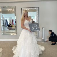 How many dresses did you try on before you found the one? - 1