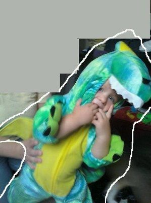 Our little ones in costume (just for fun)