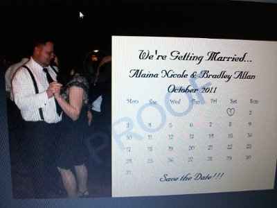 Save the Date Picture Magnets
