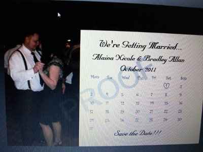 Save the Date Picture Magnets