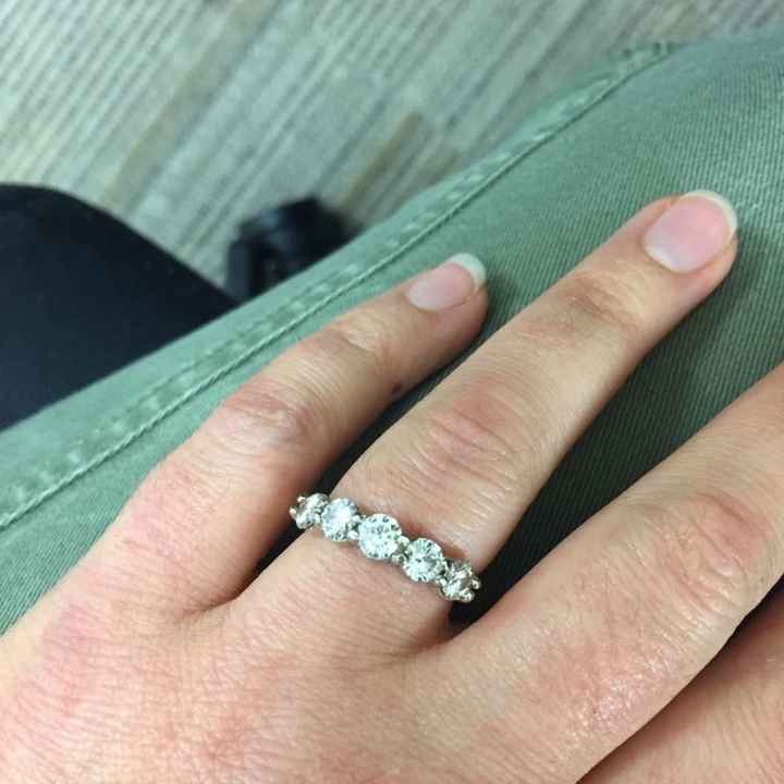 Engagement ring after marriage