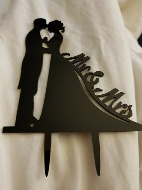 Cake topper arrived! - 1