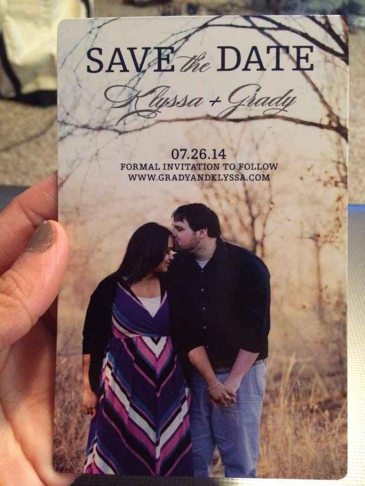 Ordered Our Save the Dates!
