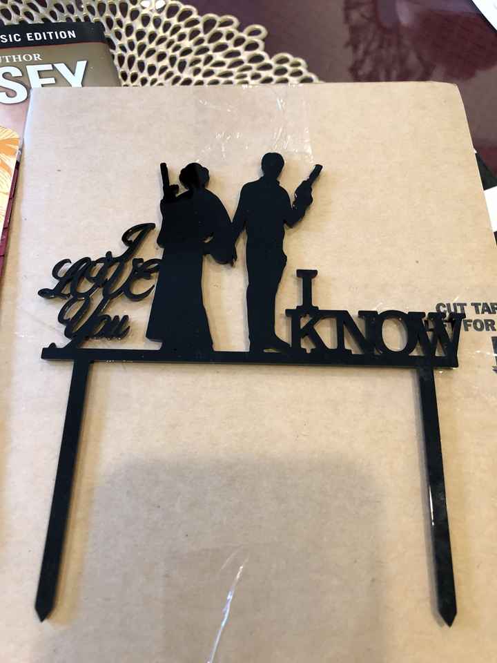 Cake Topper Came: my Star Wars theme - 1