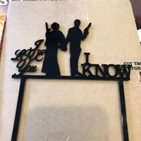 Cake Topper Came: my Star Wars theme - 1