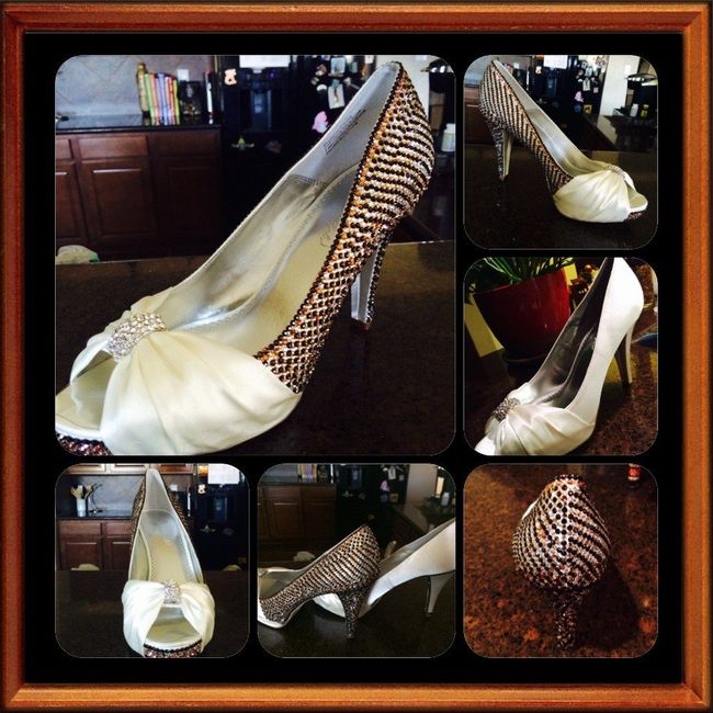 Working on my shoes **pic**