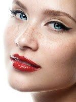 How to do eyes with red lips?