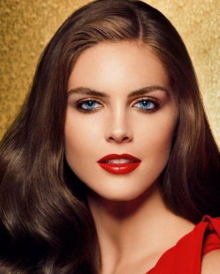 How to do eyes with red lips?