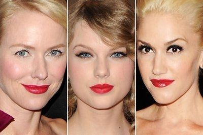 How to do eyes with red lips?