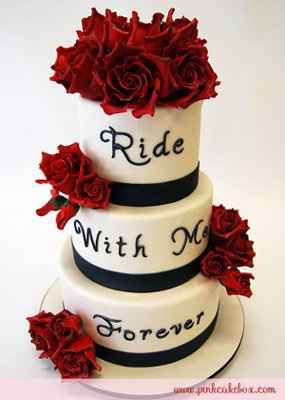 For the bride with a love of motorcycles...