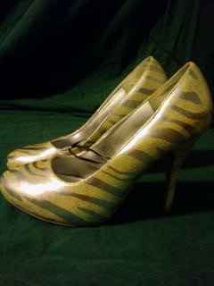 colored shoes
