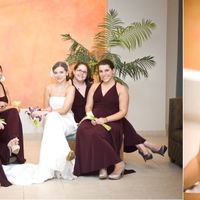 Bridesmaid complaining her dress shows too much arm