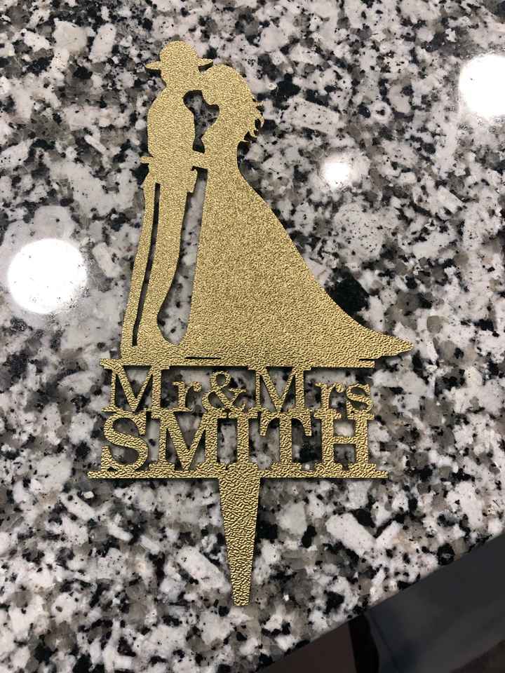 What cake topper did you pick? - 1