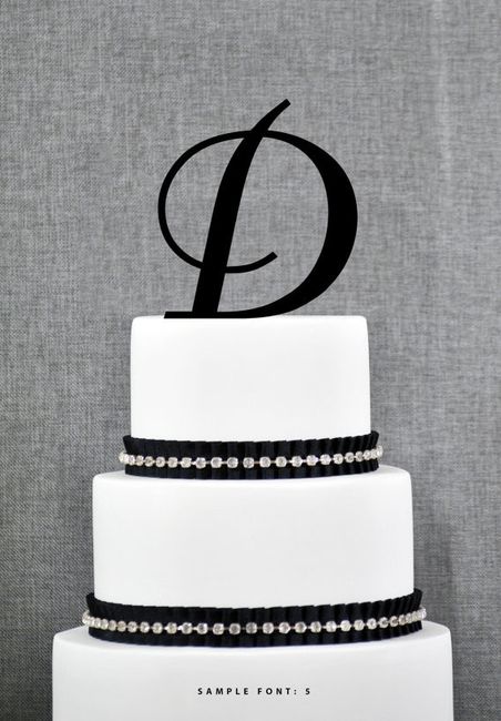 Cake topper