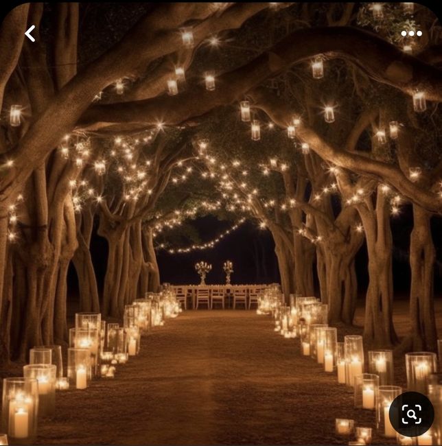 Candlelight wedding ceremony 1