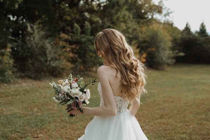 Did your wedding hair match exactly like your inspiration photo? - 2