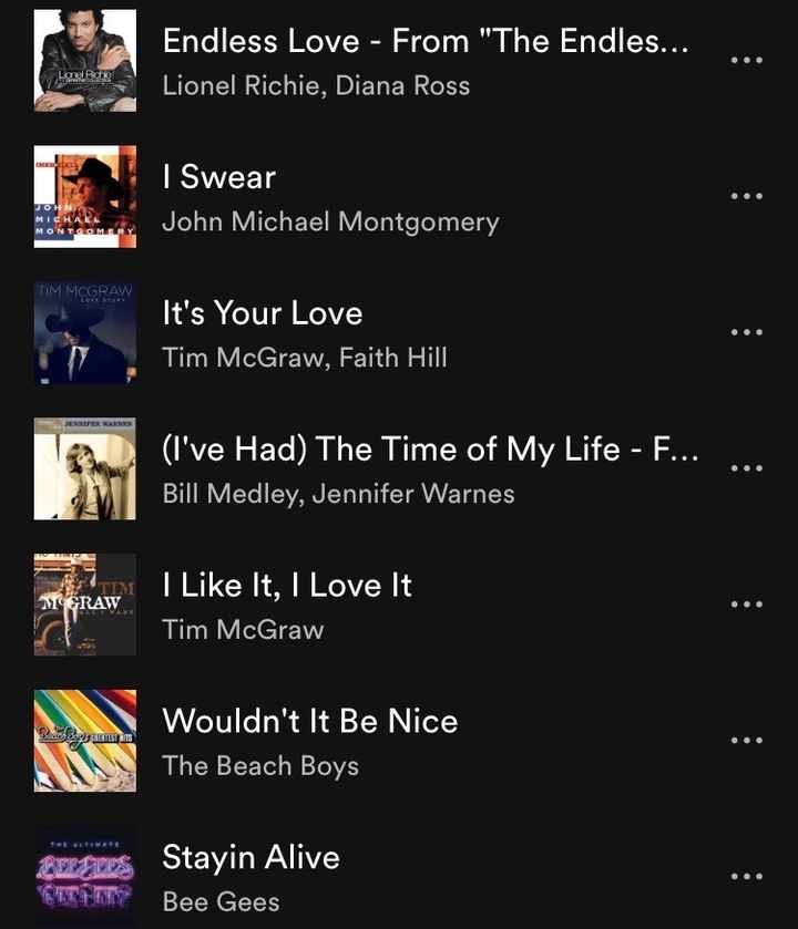 Reception Playlist - 7