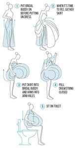 Bridal potty bag new arrivals