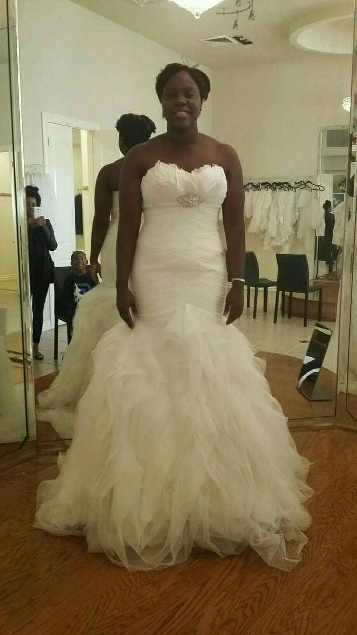 Let me see what you're wearing on your wedding day