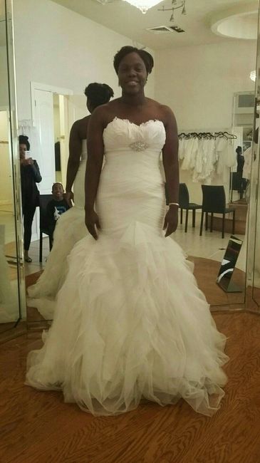 Let me see what you're wearing on your wedding day