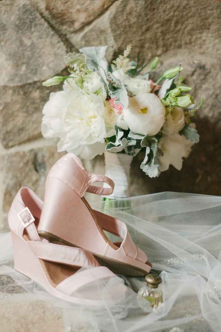 Shoes and Bouquet