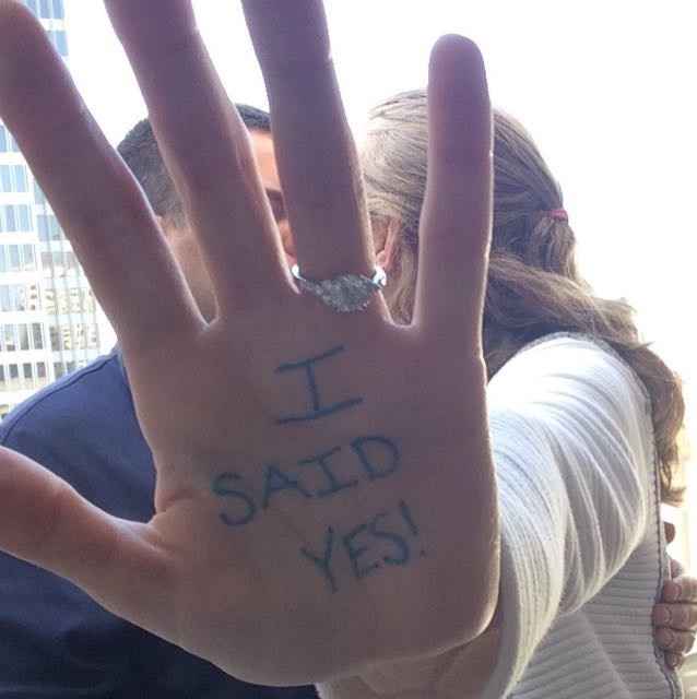 Facebook  engagement announcement