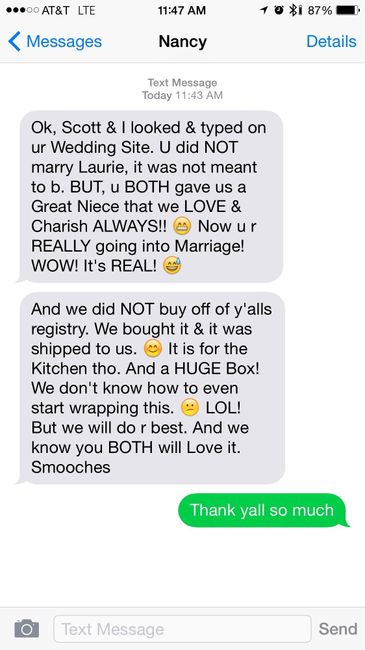 Text From Crazy Aunt