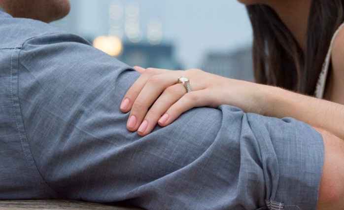 Engagement Photo Nails?