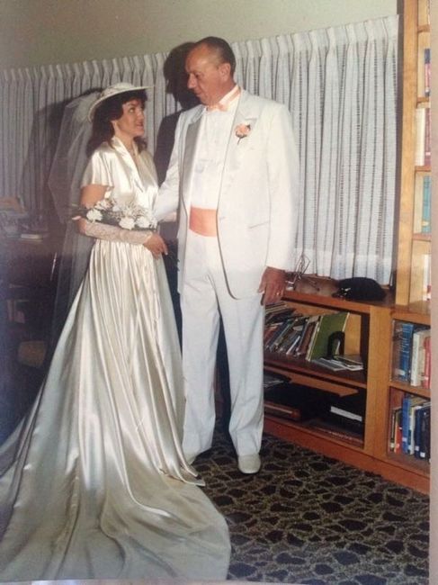 Mother's wedding dress