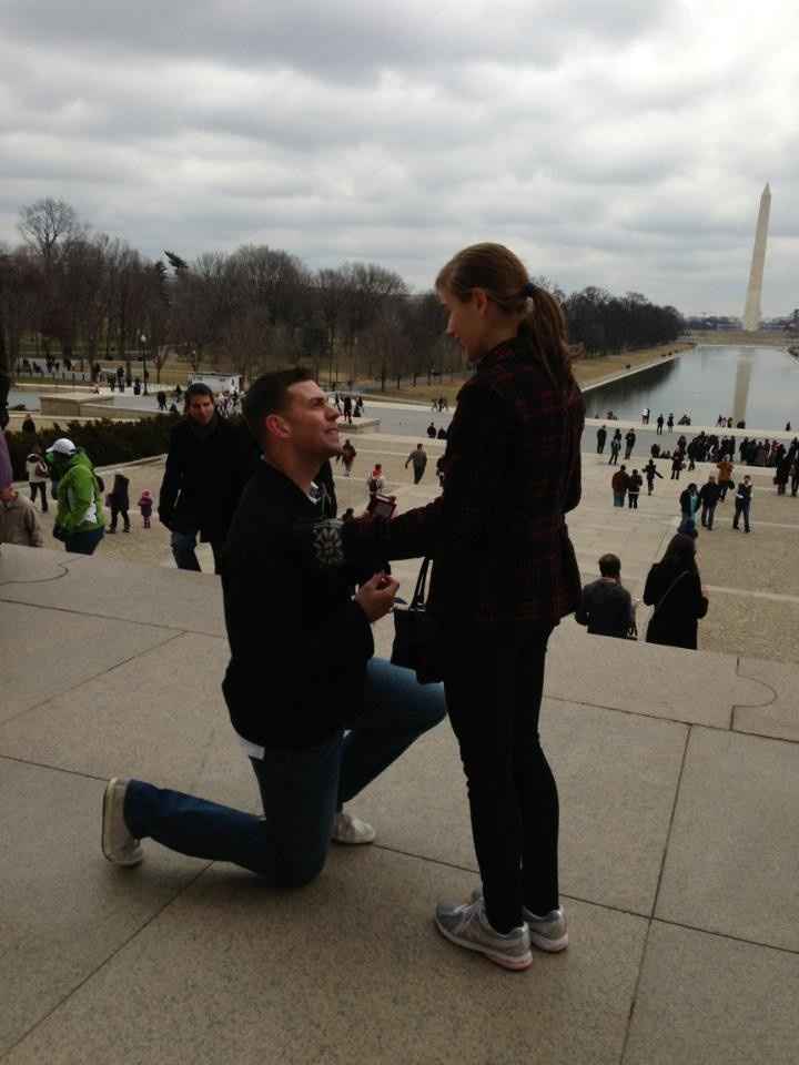 How did you announce your engagement on facebook?