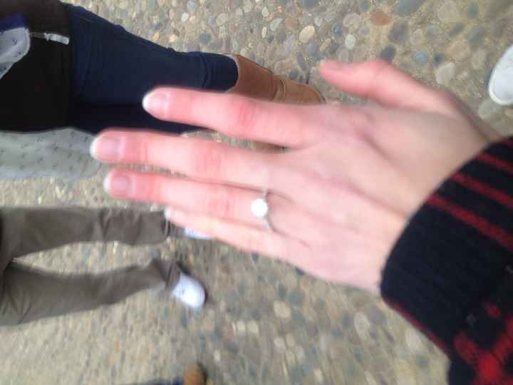 How did you announce your engagement on facebook?