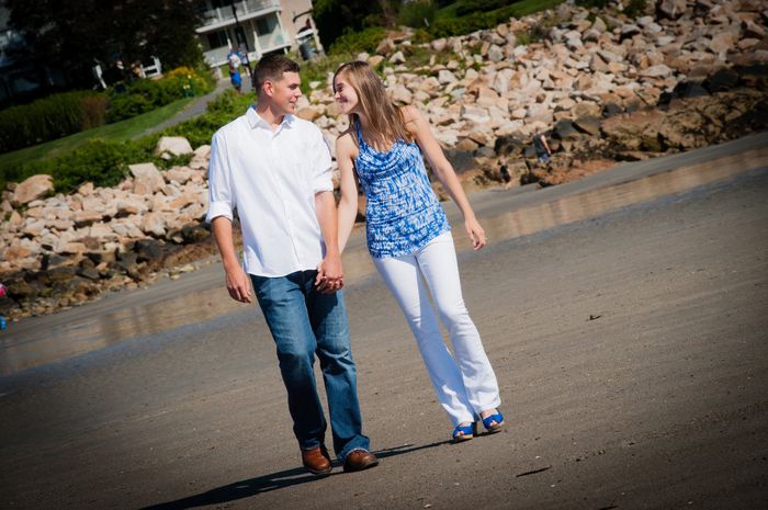 engagement pictures -white colors?