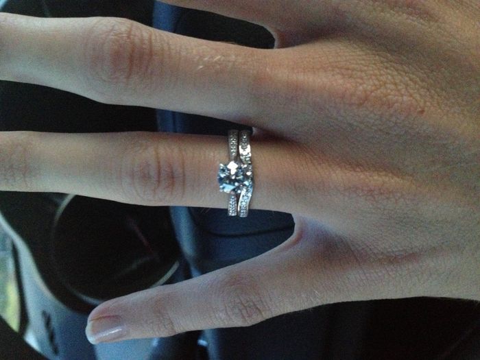 Show off your E-ring and wedding band!!!