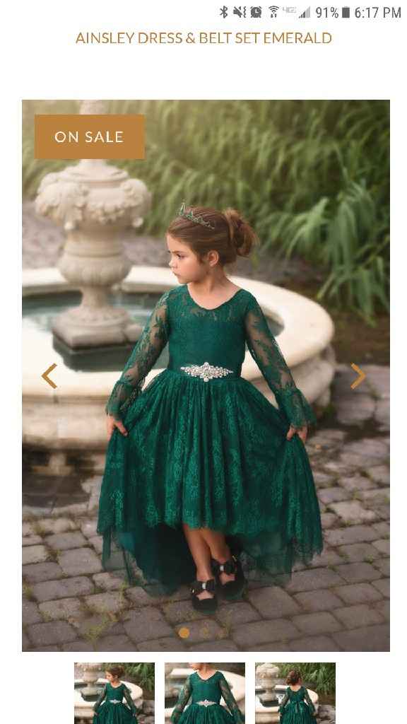 Flower girl dress - 1