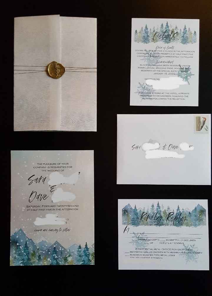 Invitations ordered, show me yours! - 1
