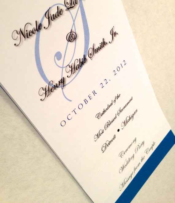 Ceremony programs
