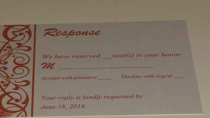 My invitation