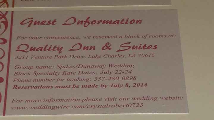 My invitation