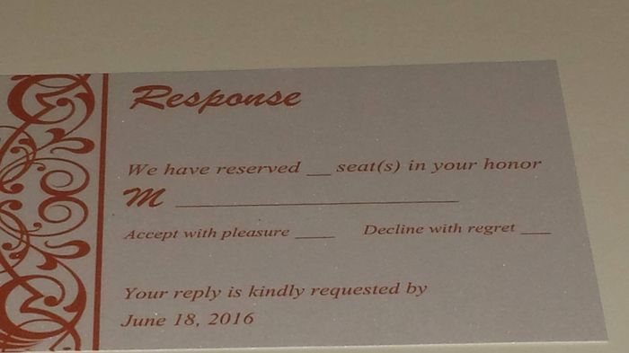 My invitation