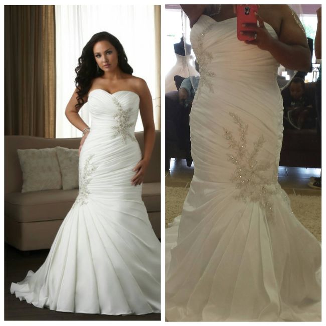 Any plus size brides think they rock their dress better than the model?