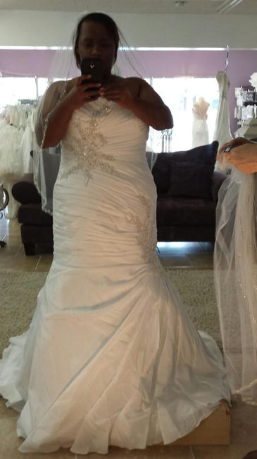 Picked up my dress