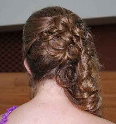 Opinions on my hair trial...Half side swept...or all the way?