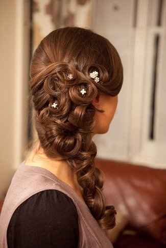 Opinions on my hair trial...Half side swept...or all the way?