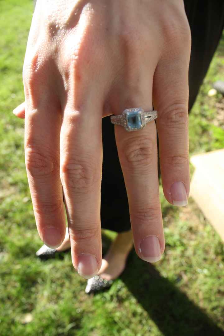 Not a diamond engagement ring?