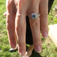 Not a diamond engagement ring?