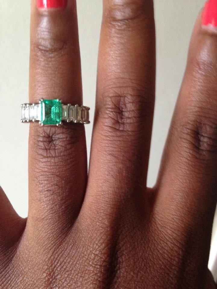 Officially Engaged!! (Now with a ring shot)
